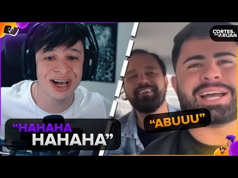 ARUAN REAGE AO MUDINHO DO UBER 🤣 (COMPILADO) - Cortes do Aruan