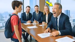 “TE DOU 1 MILHÃO SE TRADUZIR ISSO” — RIU O CHEFE MILIONÁRIO… ATÉ QUE O GAROTO LEU EM 9 IDIOMAS