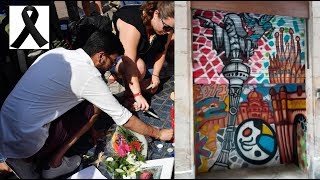 Graffiti La Rambla atentados 2017 Barcelona