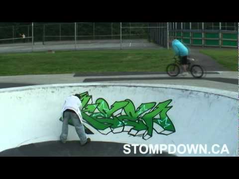 GRAFFITI - painting at the skate park with Keep6 SDK