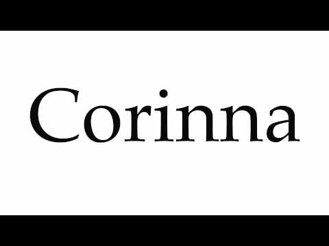 How to Pronounce Corinna
