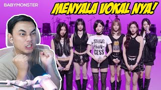 Download lagu MENYALA VOKAL! - BABYMONSTER - WE GO UP [it's live] Reaction - Indonesia mp3