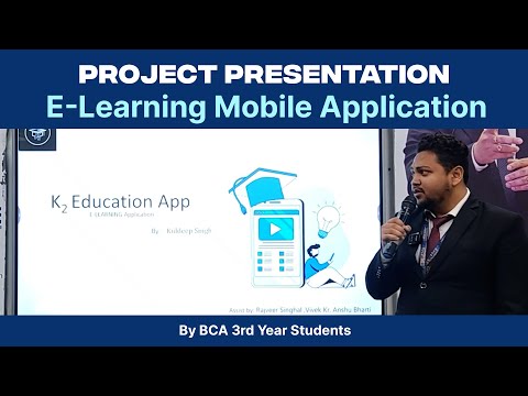 Project Presentation by BCA 3rd Year Student Kuldeep Singh | E-Learning Mobile App Development