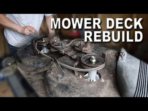 How to Rebuild a Mower Deck - Craftsman LT 1000
