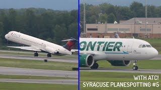 INCREDIBLE Delta MD-88 Takeoff | Syracuse Planespotting #5 (With ATC!)