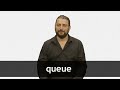 How to pronounce QUEUE in French