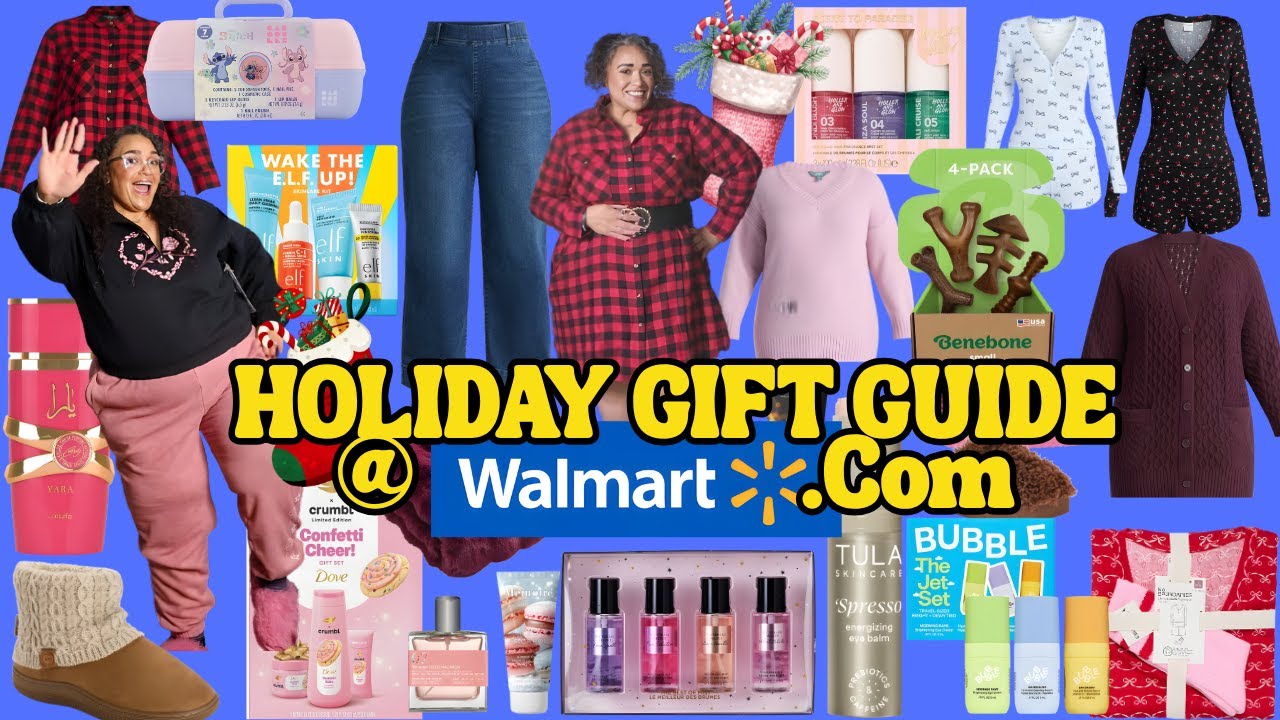 Walmart Haul|Holiday Gift Ideas At Walmart.com|GIFT GUIDE 2025|Perfume|Plus Size Fashion & MORE 🎁🎄
