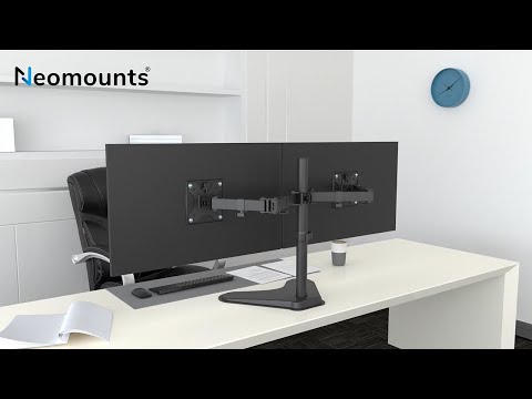 Neomounts FPMA-D550DDBLACK Dual Monitor Tischständer video preview