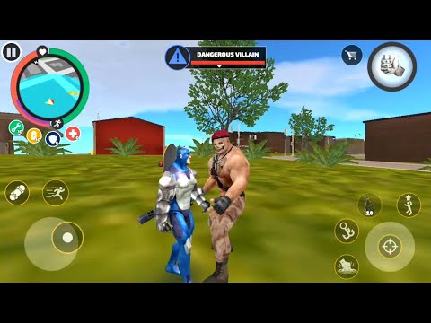 Dangerous villain fight skateboard drive new city | Rope hero vice town new game | Games on