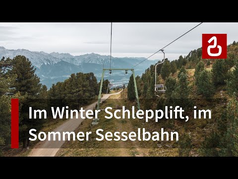 Glungezerbahn II - Österreichs letzter Kombilift in Tulfes hoch über dem Inntal