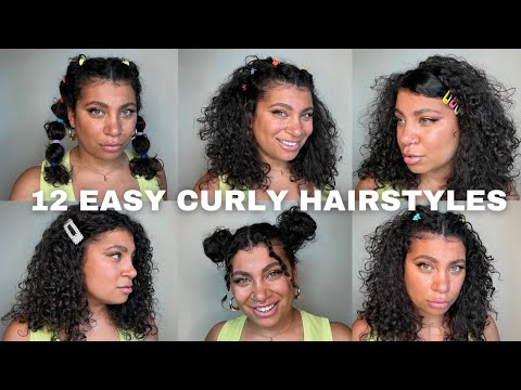 12 Easy Curly Hairstyles | 90s & Y2K Edition