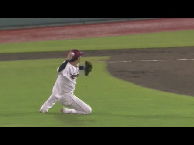【5回表】先制点は与えない!! イーグルス・浅村のファインプレー!! 2019/8/3 E-M