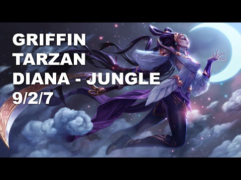 Griffin Tarzan Jungle Diana vs Jarvan IV - KR Challenger Patch 10.8