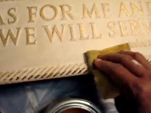 Chalk Painting Metal Series - Wall Art Video #5 Applying Minwax