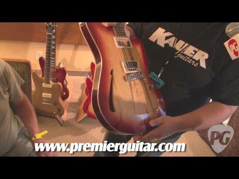 LA Amp Show '10 - Kauer Guitars Double Hollow Demo