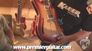 LA Amp Show '10 - Kauer Guitars Double Hollow Demo