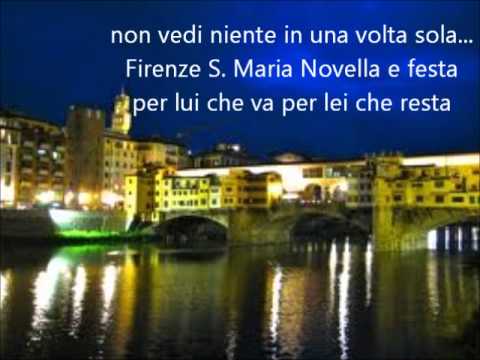 Firenze Santa Maris (with lyrics) - Pupo
