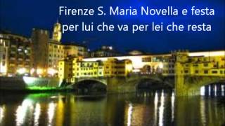 Firenze Santa Maris (with lyrics) - Pupo