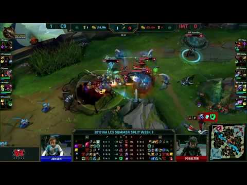 IMT vs C9 Highlights Game 2 | NA LCS Summer 2017 |  Immortals vs Cloud9