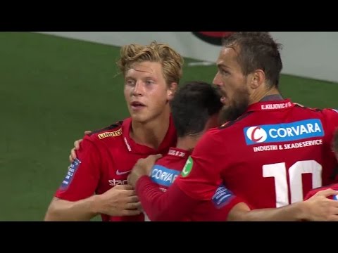 Alexander Fransson rullar enkelt in 2-0 efter fint Norrköpings-anfall - TV4 Sport