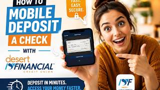 How to mobile deposit a check with Desert Financial