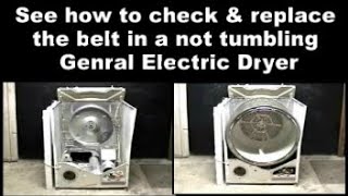 General Electric Dryer Not Starting - Check The Belt