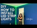 DIY How To Easily Install LED Strip Lights For Your Kids Bedroom