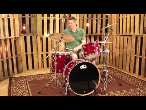 DW Collectors Series Shell Pack, Ruby Glass FinishPly  24-13-16