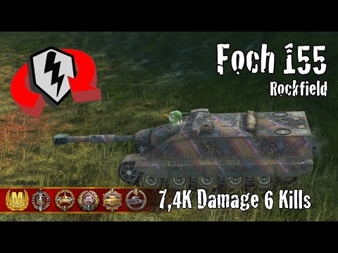 AMX 50 Foch (155)  |  7,4K Damage 6 Kills  |  WoT Blitz Replays