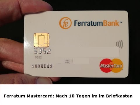 Ferratum Mastercard Karte   die Mastercard zum Ferratum Girokonto