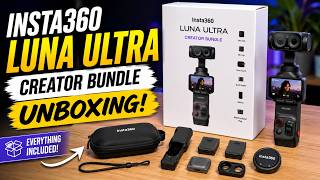 Insta360 Luna Ultra Creator Bundle Unboxing | Everything Included!