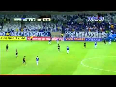 Everton Ribeiro (Cruziero) vs Botafogo.