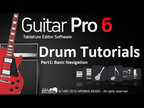 Guitar Pro 6 for Drummers - Part1: Basic Navigation