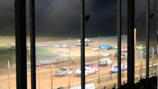 preview picture of video 'Luxemburg Speedway IMCA stock car main 7-8-2011 Wisconsin'