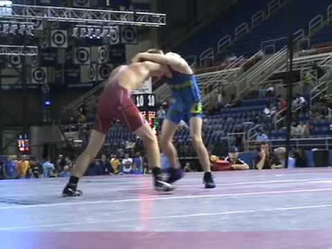 Cadet Freestyle 130  Campbell Lewis (TN) pin Blake Wilkerson (VA)