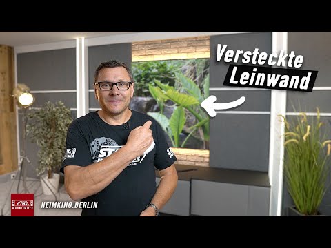 Ein unsichtbares Heimkino – geht das? / YouTube Studiotour Teil VI