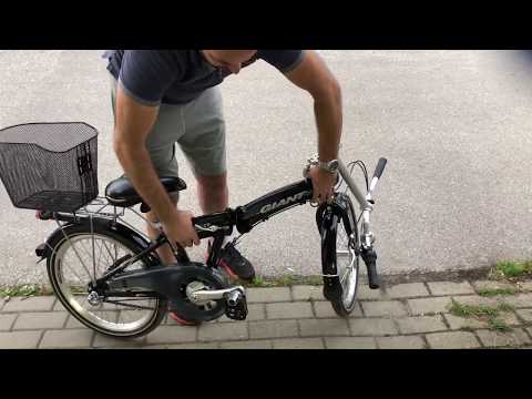 GIANT Traveller 20" składak - składanie