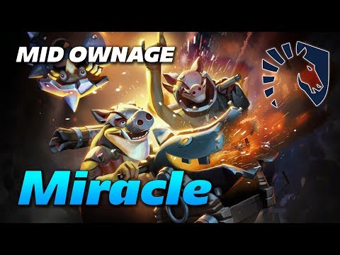 Miracle Mid Ownage Techies | Dota 2 Pro Gameplay