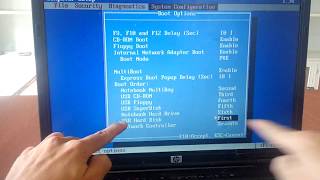 Hướng dẫn Boot từ USB đối với Laptop HP Compaq nc6400