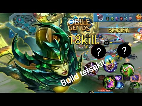 18kill + maniac vs 4 user magic damage | build karrie tersakit 2023
