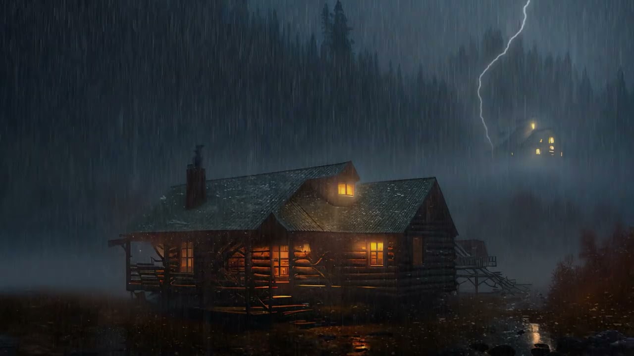 Rain Sounds for Sleep: Fall Asleep Instantly with Gentle Rain & Thunder