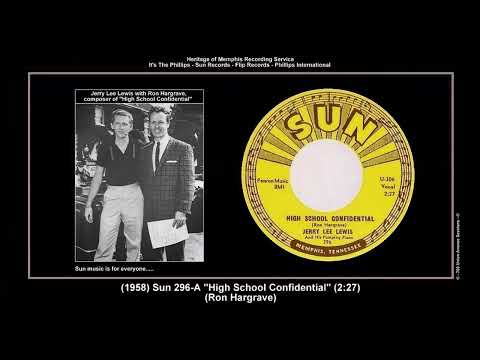*(1958) Sun 296-A ''High School Confidential'' Jerry Lee Lewis & His Pumping Piano
