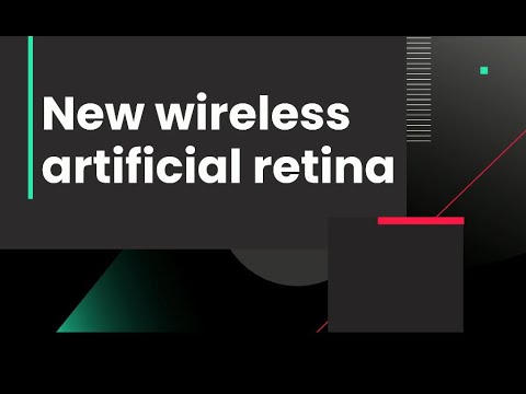 New wireless artificial retina
