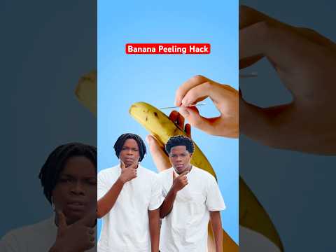 Banana Peeling Hack! @zackdfilms