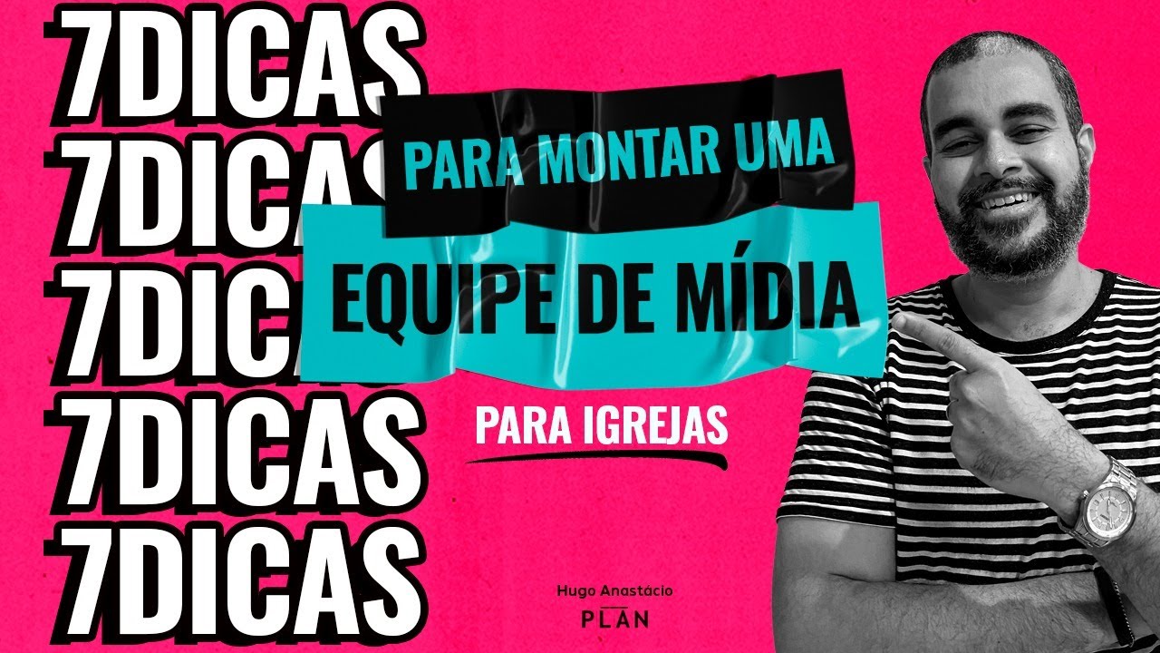 Como montar um equipe de mídia na igreja.