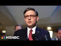Complete Detachment From Reality Mike Johnson Downplays No Kings As WH Posts Trump In Crown
