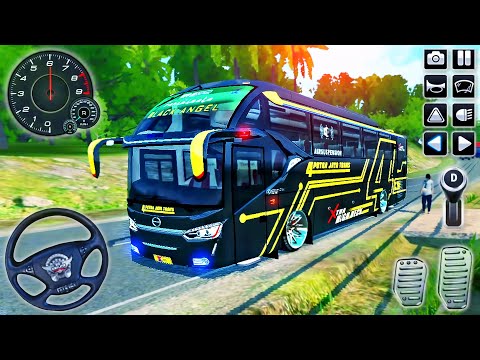 Bus Simulator Indonesia #11 - BUSSID New Coach Bus Driving: Jambi to Padang - Android GamePlay