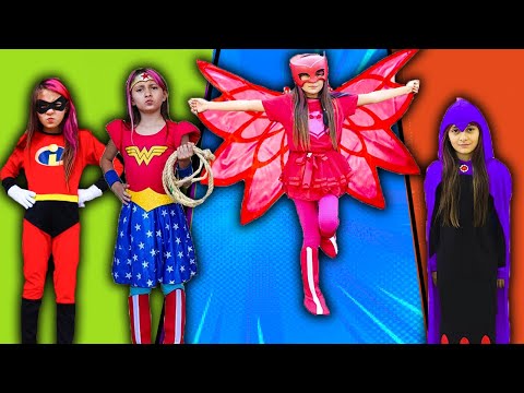 BIANKINHA FINGE BRINCAR de SUPER-HERÓI O FILME