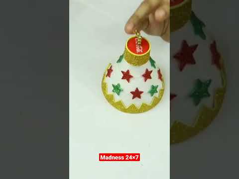 DIY Christmas Bell | how to make christmas Bell | christmas decoration ideas | christmas crafts idea