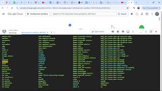 gcloud terminal